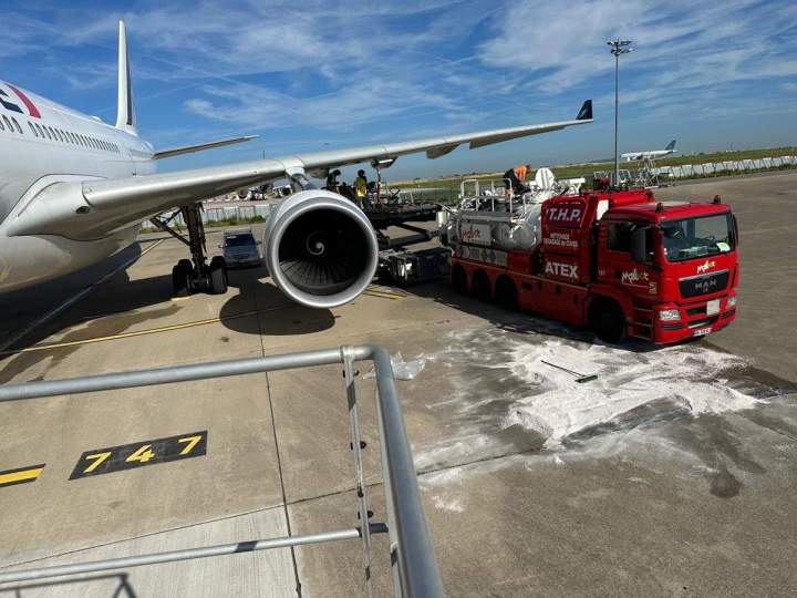 Defueling de kérosène d'avions - Île-de-France