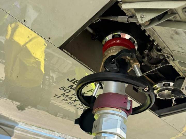 Vidange de réservoirs d’avions